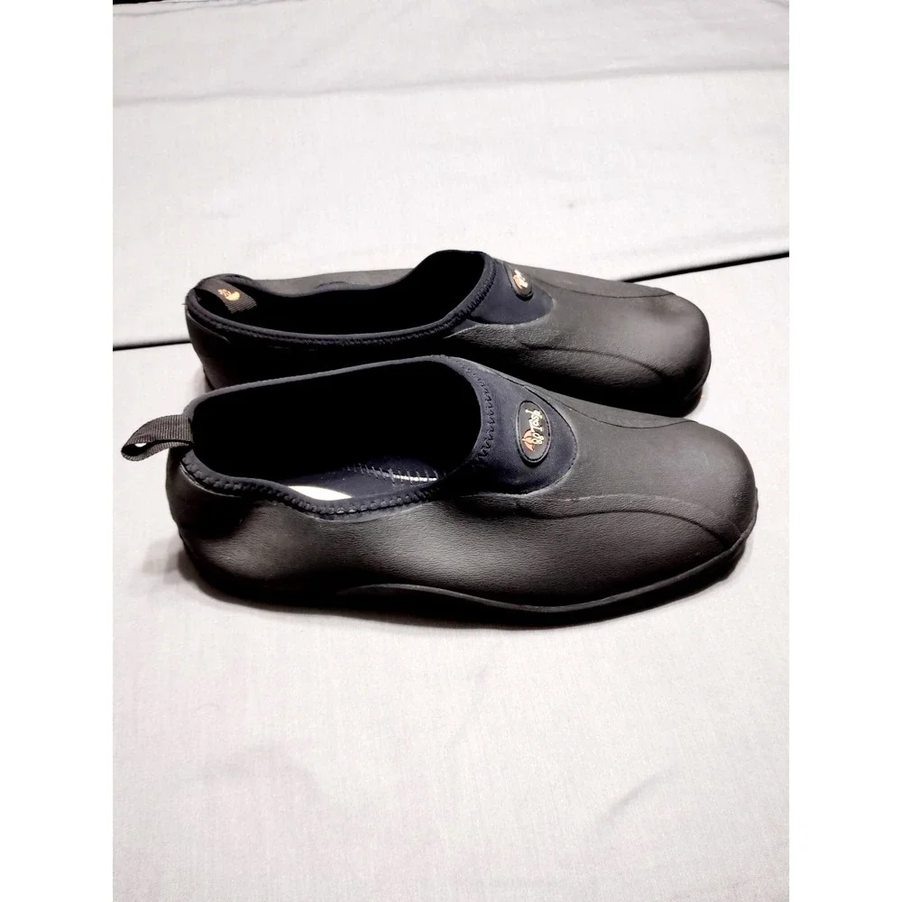NWOT Tosh Overshoe Pull On Galosh 11-11.5 M Black Vulcanized Rubber (7164)‎
